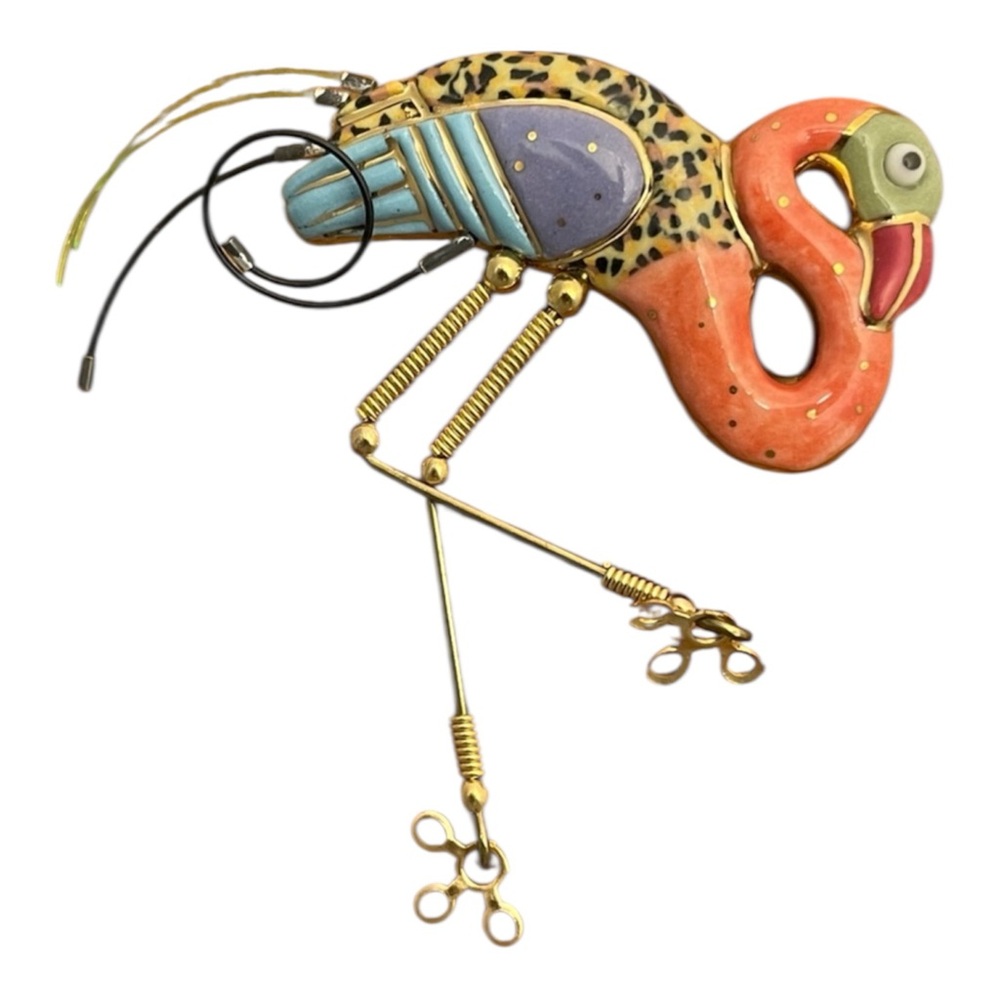 Jewelry 10 By Cynthia Chuang Flamingo Brooch